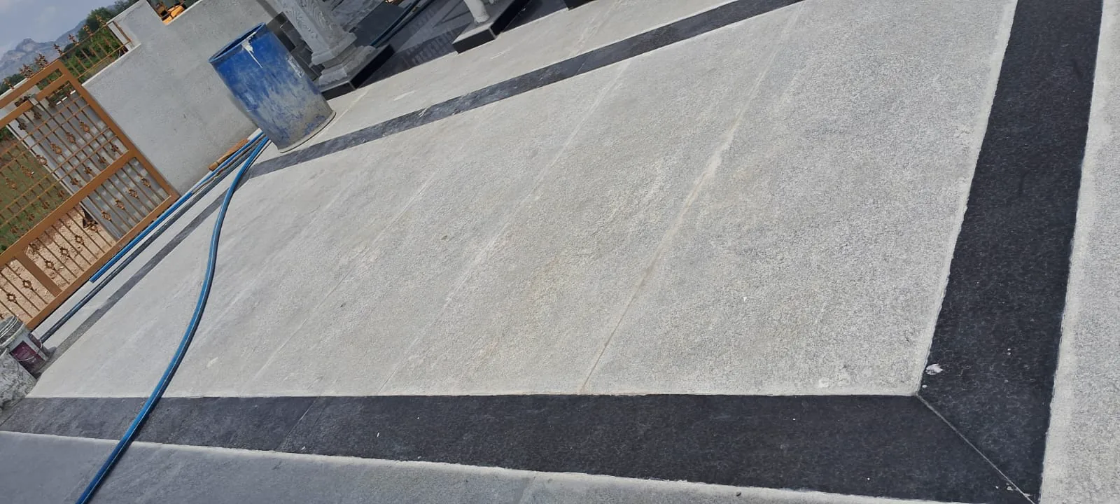 Construction progress at Kanikilamma Nagalamma Temple, Chittoor — 11 May 2026